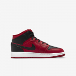 Air Jordan 1 Mid GS Reverse Bred - Suurus 38 (554725-660 Vabaajajalatsid)
