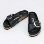 Birkenstock Madrid Big Buckle Black - Suurus 39 (1006523 Vabaajajalatsid)