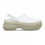 Crocs Classic Stacked Clog Chalk - Suurus 39 (211355-0WV Vabaajajalatsid)