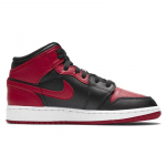 Air Jordan 1 Mid Banned GS retro - Suurus 39 (554725-074 Vabaajajalatsid)