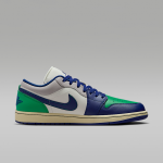 Air Jordan 1 Low Granatowo- - Suurus 40 (553558-147 Vabaajajalatsid)