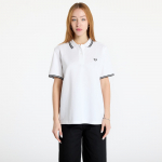 FRED PERRY Twin Tipped Polo Shirt White - Suurus 40 (G3600 200 T-s&auml;rgid)