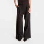 Tommy Hilfiger Viscose Blend Wide Leg Chocolate - Suurus 40 (WW0WW51898 HJT P&uuml;ksid)