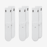 Jordan Essential Crew Dri-Fit Kojinės (3 Poros) - Suurus 38/42 (DA5718-100 Sokid)