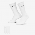Nike Value Cotton Crew kojinės (3 poros) - Suurus 38/42 (SX4508-101 Sokid)