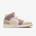 Air Jordan 1 Mid Light Orewood Brown/Team Gold-Khaki - Suurus 42 (HV2370-100 Vabaajajalatsid)