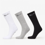 Karl Kani Signature Socks 3-Pack Black/ Grey/ White - Suurus 39-42 (30030002 Sokid)