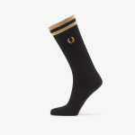 Fred Perry Tipped Sports Sock Black/ Champagne - Suurus 39-42 (C1150 90A Sokid)