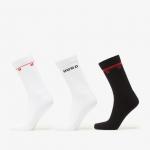 Hugo Boss 3 Pack Quarter Socks Rib Spaced Multicolor - Suurus 39-42 (50564882-960 Sokid)