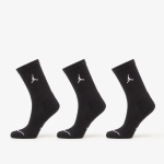 Jordan Everyday Crew Socks 3-Pack Black/ White - Suurus 38/42 (IR6319-010 Sokid)
