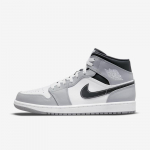 Air Jordan 1 Mid Light Smoke Grey - Suurus 43 (554724-078 Vabaajajalatsid)