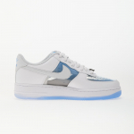 Nike Air Force 1 Retro White/ Pure Platinum-University Blue - Suurus 45 (IB5724-100 Vabaajajalatsid)
