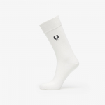 FRED PERRY Classic Laurel Wreath Sock Snow White/ Black - Suurus 43-46 (C7135 L59 Sokid)