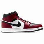 Air Jordan 1 Mid Chicago Black Toe - Suurus 46 (554724-069 )