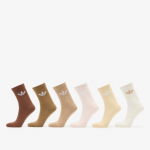 adidas Trefoil Cushion Crew Socks 6-Pack Cream White/ Wonder Quartz - Suurus 46_48 (JY2678 Sokid)