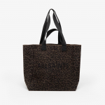 AllSaints Izzy Fzzy Leppo Tote Leopard Brown (W344XD Leopard Brown Kotid)