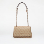 GUESS Noelle II Convertible Cross Body Flap Latte Logo/Brown (HWBG9672210-LGW Kotid)