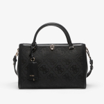 GUESS Audrey Logo Girlfriend Satchel Black Logo (HWJG9755070-BLO Kotid)