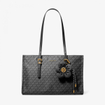 Michael Kors Md Ew Tz Tote Wmns Charm Black (30T6A6ZT8C 001 Kotid)