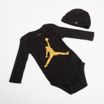 Jordan JHN L/S Jumpman 6-12M Black/ Gold 6-12 - Suurus 6-12 months (MJ0263-K5X T-s&auml;rgid)