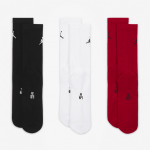 Jordan Everyday Crew Dri-Fit Kojinės (3 Poros) - Suurus Universaalne (DX9632-902 Sokid)