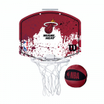 Wilson NBA Miami Heat Team Mini krep&scaron;inio lenta - Suurus Universaalne (WTBA1302-MIA Korvpalli pallid)