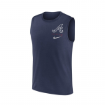 Nike MLB Men's Large Muscle Logo Tank Top Dri-Fit Atlanta Braves - Suurus Universaalne (01B3-44B-AW-QLD T-s&auml;rgid)