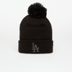 New Era Knit Medium Wmns MLB Metallic Bobble Beanie Los Angeles Dodgers Black - Suurus Universaalne (60691350 Teised m&uuml;tsid)