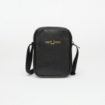 FRED PERRY Scotchgrain Leather Side Bag Black - Suurus Universaalne (L1189 102 Kotid)