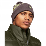 Under Armour Men'S Halftime Pom Beanie Ash Taupe - Suurus Universaalne (1379985-057 Teised m&uuml;tsid)