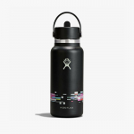 Hydro Flask 946 ml Wide Flex Straw Cap Glitch Black - Suurus Universaalne (LE26-W32-1007 Joogipudelid)