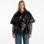 Desigual Poncho Leather Effect Jacket Black - Suurus Universaalne (26WAIP022000 Joped)