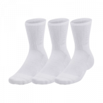 Under Armour Mid Crew kojinės (3 poros) - Suurus XL (1373084-100 Sokid)