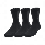 Under Armour Mid Crew kojinės (3 poros) - Suurus XL (1373084-001 Sokid)