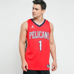 Jordan NBANew Orleans Pelicans Statement Edition Swingman Tank krep&scaron;inio T-Shirt - Suurus XL (CV9486-660 T-s&auml;rgid)