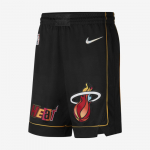 Nike NBA Dri-FIT Miami Heat City Edition Short Black - Suurus XL (DB4140-010 L&uuml;hikesed p&uuml;ksid)