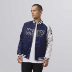 HUF Satin Baseball Jacket Navy - Suurus XL (JK00344-NAVY Joped)