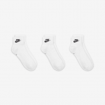 Nike Everyday Essential Ankle kojinės (3 poros) - Suurus XL (DX5074-101 Sokid)
