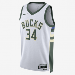 Nike Dri-FIT NBA Swingman Jersey Milwaukee Bucks Association Edition 2022/23 - Suurus Giannis Antetokounmpo - Suurus XXL (DN2084-100 T-s&auml;rgid)