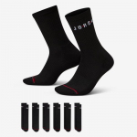 Jordan Everyday Crew Dri-Fit Kojinės (6 Poros) - Suurus XL (FZ2051-010 Sokid)