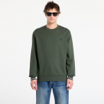 FRED PERRY Crew Neck Sweatshirt Court Green/ Snow White/ Navy - Suurus XL (M7535 53A Džemprid)