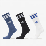 adidas 3-Stripes High Crew Socks 3 Pairs White/ Night Marine/ Black - Suurus XL (KD8240 Sokid)