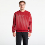 Karl Kani Autograph Pinstripe Sweat Os Crewneck Red - Suurus XL (PD00007595 Džemprid)