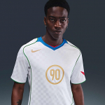 Nike Total 90 Men's Dri-FIT Soccer Jersey White/ Italy Blue/ Sport Red/ Metallic Gold - Suurus XXL (IB4210-100 T-s&auml;rgid)