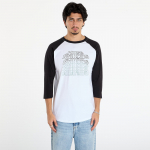 Horsefeathers Rollin Raglan T-Shirt White/ Black - Suurus XXL (SM1394B T-s&auml;rgid)