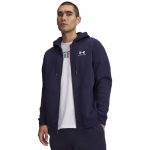 Under Armour Essential Fleece Fz Hood Midnight Navy - Suurus XL (1373881-410 Džemprid)