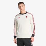 adidas Manchester United Originals Long Sleeve T-Shirt Off White - Suurus XL (JZ2235 T-s&auml;rgid)