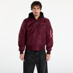 Alpha Industries MA-1 Zip Hood Backprint Dark Cherry - Suurus XL (128113-608 Joped)