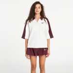 Nike Wmns Ss Polo Sail/ Burgundy Crush - Suurus XL (IO8897-133 T-s&auml;rgid)