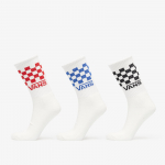 Vans Classic Check Crew 3-Pack White - Suurus XL (VN000QBUWHT1 Sokid)